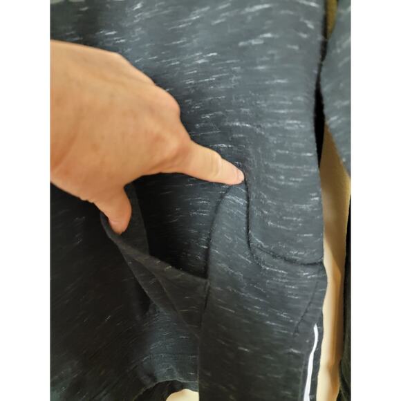 Adidas Pullover Fleece Hoodie Sweatshirt Women's Medium Black Kangaroo Pocket - Picture 4 of 6